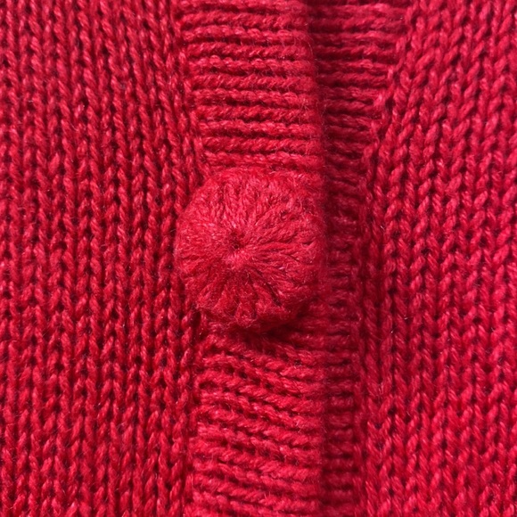 Christmas Red Ugly Christmas Cardigan Sweater Buttoned size XL - Picture 5 of 15